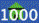 A number with a green triangle and a green triangle on a blue background

Description automatically generated