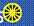 A yellow wheel on a blue background

Description automatically generated